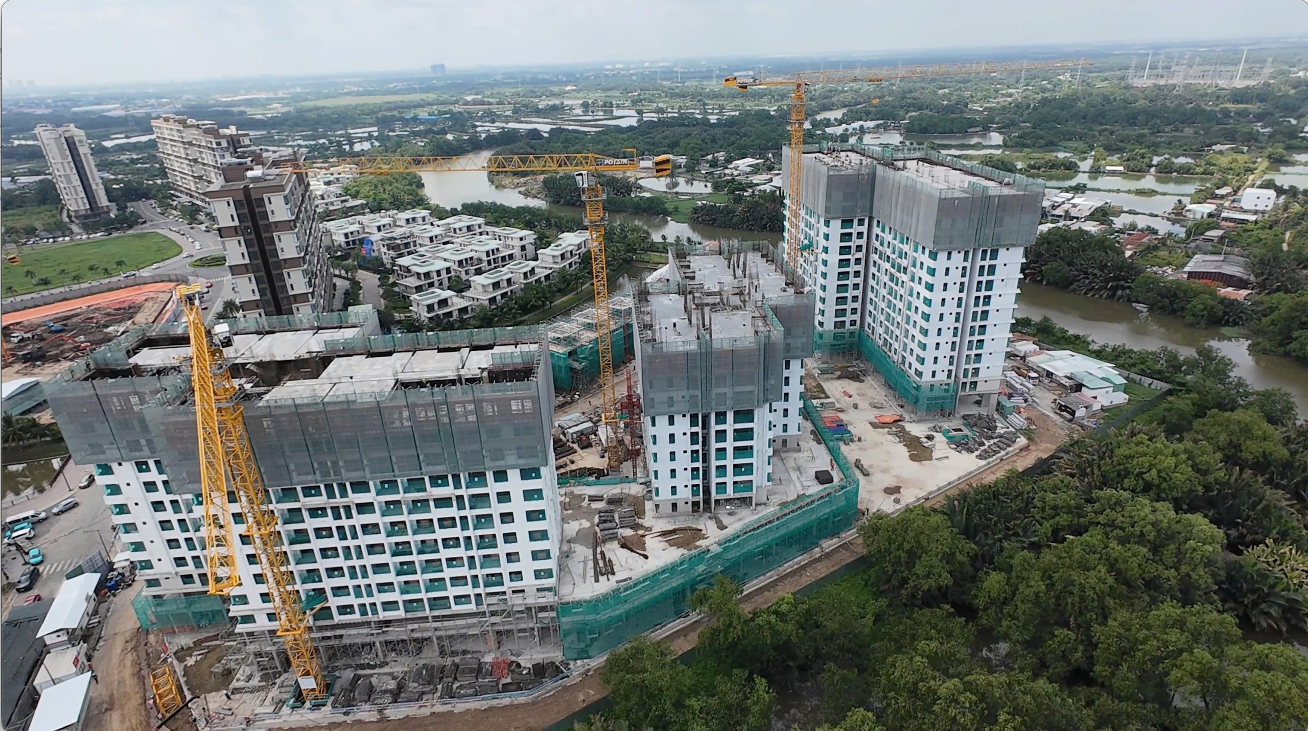 Cập nhật tiến độ Trellia Cove Mizuki Park với công trình đang thi công đến tầng 17