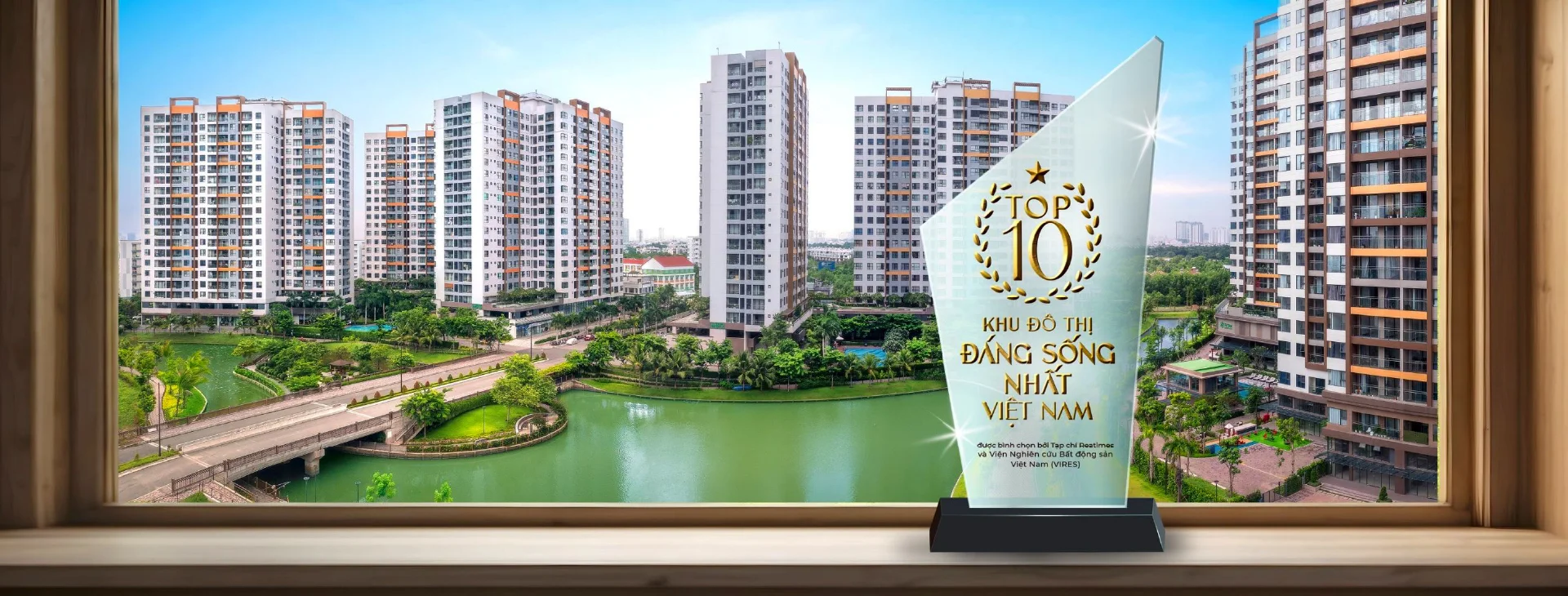 Mizuki Park được vinh danh Top 10 khu đô thị đáng sống nhất Việt Nam.